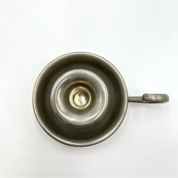 Vintage Conn House Pewter Candle Holder and Pewter Candle Snuffer - Picture 6 of 11